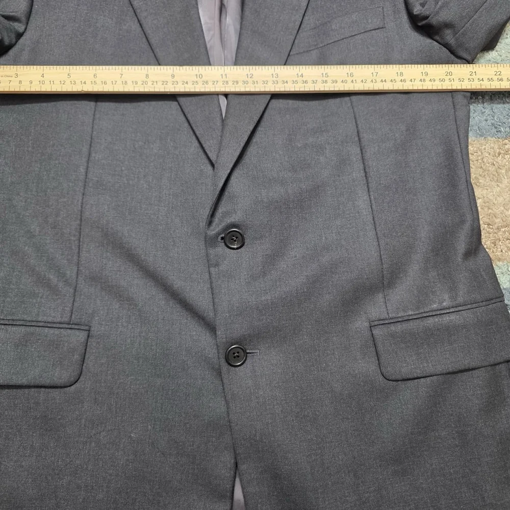 Loro Piana x Hickey Freeman Gray Wool Blazer Sport Coat Men’s 42L